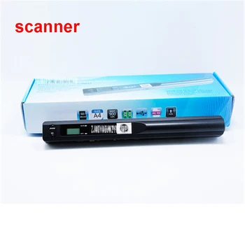 01 Портативный сканер HD Высокоскоростной Цветной файл формата А4 Фото Ручной сканер с интерфейсом USB2.0 300 * 300 точек на дюйм, 600 * 600 точек на дюйм, 900 * 900 точек на дюйм