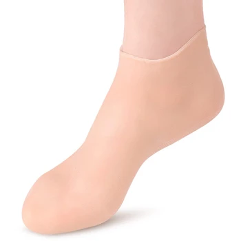 1 Пара Носков для ухода за ногами, Увлажняющие носки с силиконовым Гелем, Средства защиты кожи ног От растрескивания