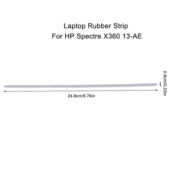 1 шт. Резиновая прокладка для нижней части корпуса ноутбука, накладка для ног Spectre X360 13-AE, Нескользящая прокладка для бампера