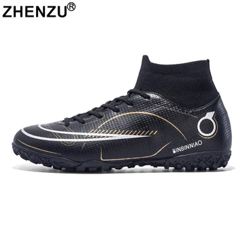 2022 Новая Футбольная обувь fg Chuteira Campo AG/TF Футбольные Бутсы Для Мальчиков Сверхлегкие Футбольные Бутсы Кроссовки Большого Размера 35-45