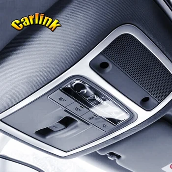 ABS матовый передний внутренний переключатель для чтения, рамка для лампы, отделка, автомобильный стайлинг для Audi Q3 2013 2014 2015 Аксессуары 1 шт.