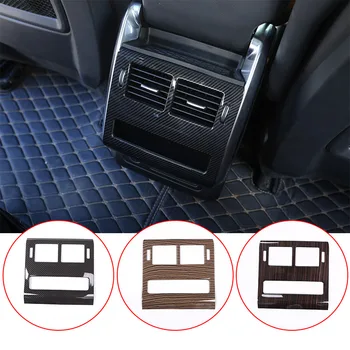 ABS Углеродное волокно для Land Rover Range Rover Sport 2014-2017, Наклейки на заднюю панель кондиционера, автомобильные аксессуары
