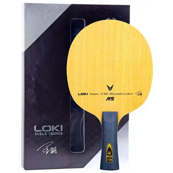 Loki Violent V7-RS 5 Фанерных 2 карбоновых лезвия для настольного тенниса для профессиональных и продвинутых тренировок Мощное лезвие для пинг-понга