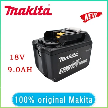 Makita 100% Оригинальная Аккумуляторная Батарея Со Светодиодным Индикатором Замены 18V 9.0Ah Аккумулятор BL1830B BL1840 BL1840B BL1850 BL1850B