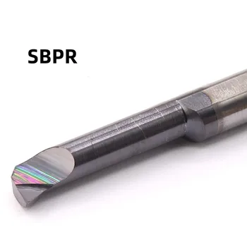 SBPR 4 мм 7 мм 8 мм Расточной токарный станок с ЧПУ с небольшим отверстием, Обрабатывающий токарный инструмент из твердосплавной вольфрамовой стали