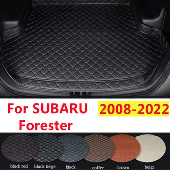 SJ High Side Custom Fit Для SUBARU Forester 2008-09-2022 Всепогодный Водонепроницаемый Коврик Для Багажника Автомобиля, Чехол Для заднего Грузового Лайнера, Ковер