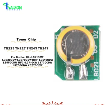 TN223 TN227 TN243 TN247 Совместимый чип тонер-картриджа Применяется к Brother HL-L3210CW L3230CDW L3270CDW DCP-L3510CDW L3550CDW