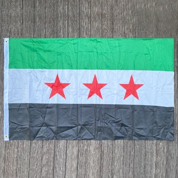 xvggdg старый Сирийский Флаг 3 фута x 5 футов Подвесной Сирийский Флаг Полиэфирный стандартный Флаг Баннер
