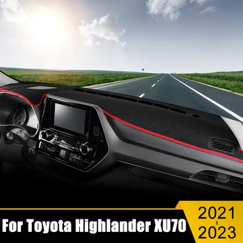 Автомобильные Аксессуары Для Toyota Highlander XU70 Kluger 2020 2021 2022 2023 2024 Гибридная Крышка Приборной панели, Предотвращающая Попадание Света, Анти-УФ-Ковер