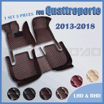 Автомобильные коврики для Maserati quattroporte 2013 2014 2015 2016 2017 2018 Пользовательские автоматические накладки для ног автомобильный ковер