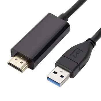 Адаптер HDMI кабель USB 3.0 Адаптер USB-HDMI адаптер Кабель-адаптер USB-HDMI конвертер USB 3.0-HDMI конвертер