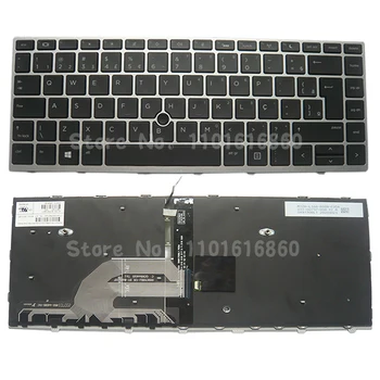 Бразильская клавиатура для ноутбука HP 450 G5 640 G4 640 G5 с черной подсветкой BR Layout Keyboard