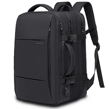 Высококачественный Брендовый рюкзак для ноутбука 17,3, Большие водонепроницаемые школьные рюкзаки, Зарядка через USB, Мужская Деловая Дорожная сумка, Большой рюкзак, Мужской