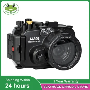 Для Sony A6300 A6400 Корпус Камеры Водонепроницаемый IPX 8 Глубина Погружения 40 м Фотографический Свободный Подводный Защитный Чехол Оборудование
