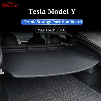 Для Tesla Модель Y 2021 2022 Багажник Складная Перегородка Перегородка Шумозащитная Перегородка Столик Для Пикника На Открытом Воздухе Автомобильные Аксессуары