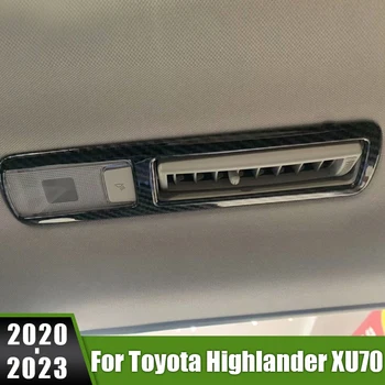 Для Toyota Highlander XU70 2020 2021 2022 2023 Гибридный ABS Автомобильный Кондиционер На Задней Крыше С Вентиляционным Выходом, Декоративная Крышка, Молдинг Рамы