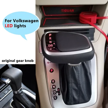 Для Volkswagen vw CC Jetta Golf Tiguan Passat Sagitar со светодиодной индикаторной лампочкой Головка переключения передач Автомобиля Ручка Рычага переключения передач