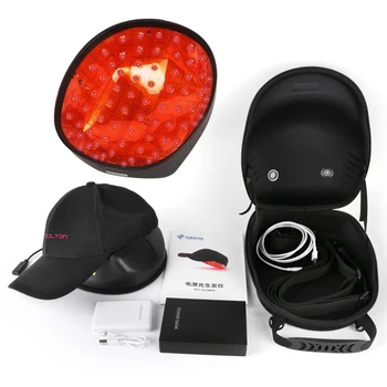 заводское горячее продаваемое устройство для ухода за головой электрическая фототерапия красная световая шляпа лазерная терапия роста волос hair light