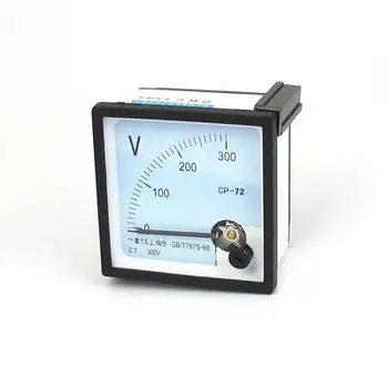Класс 1.5 Диапазон переменного тока 0-300 В, аналоговый вольтметр, панельный измеритель CP-72