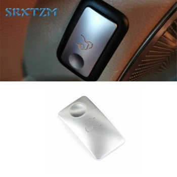 Кнопка включения багажника автомобиля Декоративная рамка Наклейки на крышку Отделка для Mercedes Benz W204 C Class 2007-2014