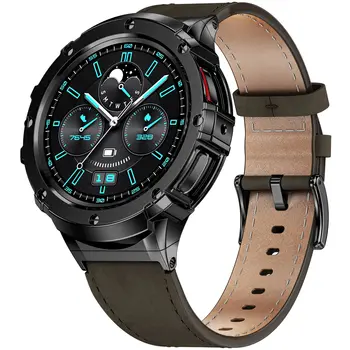 Корпус из нержавеющей Стали + Кожаный Ремешок для Samsung Galaxy Watch 5 pro 45 мм Металлический Защитный Бампер Браслет Samsung Watch 5 pro band