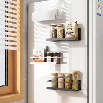 Магнитный абсорбирующий инструмент для хранения на стороне холодильника, Вешалка для кухонных бумажных полотенец из пищевой пленки, Многофункциональный держатель для хранения