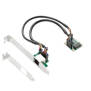 Мини-PCIE Гигабитная 1000M Проводная Сетевая карта Ethernet Single -Network С Одним Разъемом RJ45 Без Чипа RTL8111H