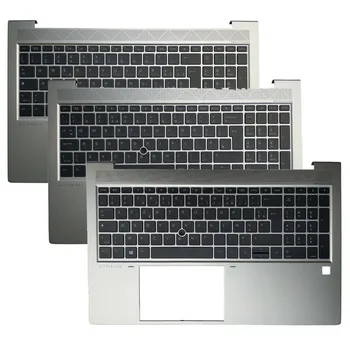 Новая клавиатура из Великобритании/Франции/Италии Для HP EliteBook 855 850 G8 G7 С подставкой для рук, Верхняя крышка, чехол