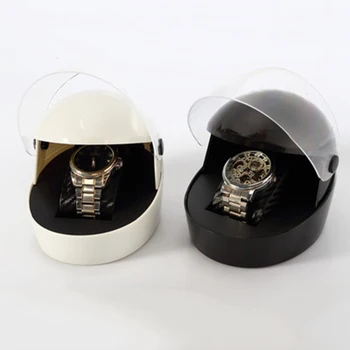 Новая креативная высококачественная шкатулка для часов в форме шлема, ювелирная витрина, настольный держатель, коробка для хранения различных цветов