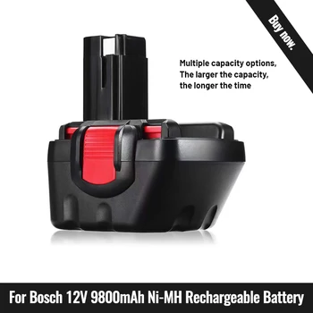 Новинка для Bosch 12 В 12800 мАч PSR Аккумуляторная Батарея 12 В 12.8AH AHS GSB GSR 12 VE-2 BAT043 BAT045 BAT046 BAT049 BAT120 BAT139