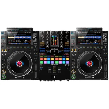 Новый DJ-набор Pioneer CDJ-3000, контроллер для проигрывания дисков + микшерная консоль DJM-S11, комплект для чистки дисков