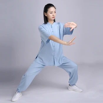Одежда для тайцзицюань Чэньцзягоу, мужская и женская элегантная одежда для боевых искусств, одежда для занятий тайцзицюань в китайском стиле