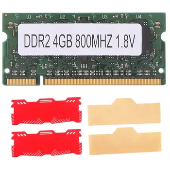 Оперативная память ноутбука 4 ГБ DDR2 + охлаждающий жилет 800 МГц PC2 6400 SODIMM 2RX8 200 контактов для оперативной памяти ноутбука Intel AMD
