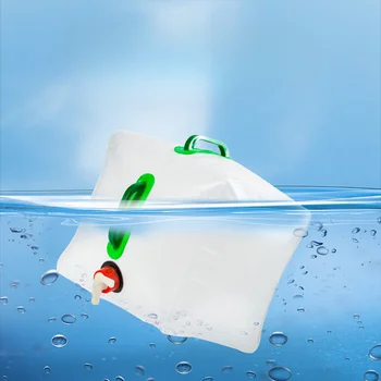 Открытый 10Л/20Л Складной Мешок для воды Большой Емкости Портативный Контейнер Для воды Чайник Пластиковое ведро Принадлежности для кемпинга