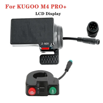 Приборная панель с 6-контактным ЖК-дисплеем + Кнопка переключения для KUGOO M4 PRO + Приборный дисплей для электрического скутера Запасные Части Аксессуары