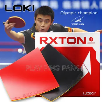 Резина для настольного тенниса Loki RXTON 1, Одобренная ITTF, Липкая резина для настольного тенниса с Твердым бисквитом для быстрой атаки