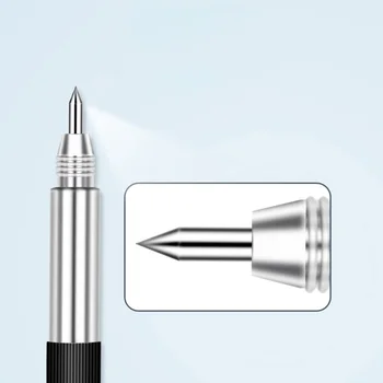 ручка для рисования из карбида вольфрама с двойным концом, 2 шт., ручка для алмазной гравировки, Ручные инструменты, инструменты для разметки твердых материалов
