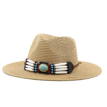 Соломенная шляпа от солнца, Панама, Уличные рыбацкие Пляжные Складные джазовые шляпы, Солнцезащитная шляпа с козырьком для женщин и мужчин