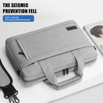Сумка для ноутбука, чехол на плечо, сумка для переноски pro 13 14 15,6 17 дюймов, сумка Macbook Air, Lenovo, Huawei, ASUS, Dell, защитная