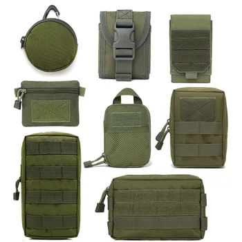 Тактические сумки, чехлы Molle, военная экипировка, поясная сумка, мужская сумка для телефона, аксессуары для кемпинга, Охоты, Поясная сумка, Армейский EDC пакет
