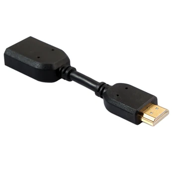 Удлинительный кабель, совместимый с 4k HDMI, Позолоченный Удлинитель от Мужчины к Женщине для Проекторов, телевизионных приставок для Google Chromecast