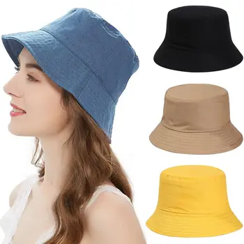 Уличная солнцезащитная панама, складная солнцезащитная шляпа с защитой от ультрафиолета, пляжная кепка, кепка рыбака, панама-ведро