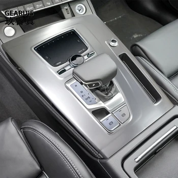 Центральная консоль Передач, электронный переключатель ручного тормоза, Крышка кнопки Для Audi Q5 FY 2018-2020, Аксессуары для салона автомобиля из нержавеющей стали