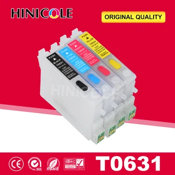 Чернильный картридж Hinicole Многоразового Использования Stylus C67 C87 C87 Plus CX3700 CX4100 CX4700 Картриджи для принтеров Epson T0631