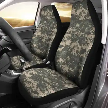 Чехлы для автомобильных сидений Береговой охраны США, Камуфляж Вооруженных Сил США, Универсальный защитный чехол для переднего сиденья