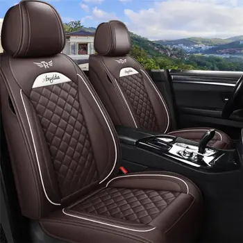 Чехлы для автомобильных сидений Полный Комплект Для Ford C-Max Energi EcoSport Escape Flesta Focus Электрические Чехлы Для Подушек Из Искусственной Кожи Аксессуары