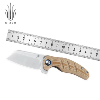 Эксклюзивные Складные Ножи Kizer Mojave C01C Mini V3488ED с Лезвием 154 см EDC Карманный Складной Нож С Ручкой Micarta Инструмент Выживания
