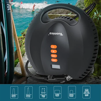 Электрический Надувной Открытый Портативный Высокомощный Надувной Воздушный насос Ручной Цифровой дисплей Доска для серфинга Надувное кольцо для плавания